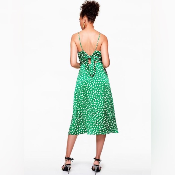 Betsey Johnson Green Dots Dress SIZE 6 - Picture 1 of 12